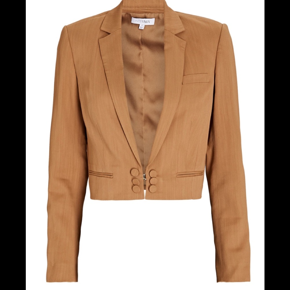 Intermix cropped blazer
